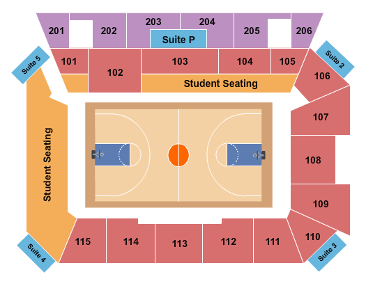 Joan Perry Brock Center Yung Gravy Seating Chart